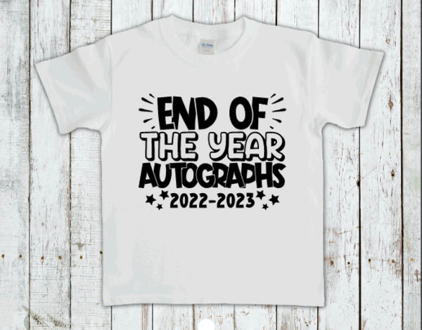 End of Year Autograph Shirt