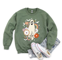 Retro Ghost Crewneck