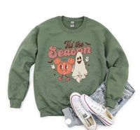 'Tis the Season Pumpkin and Ghost Crewneck