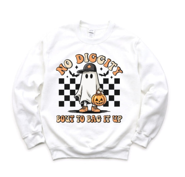 No Diggity Ghost Crewneck