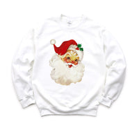 Red Hat Vintage Santa Crewneck