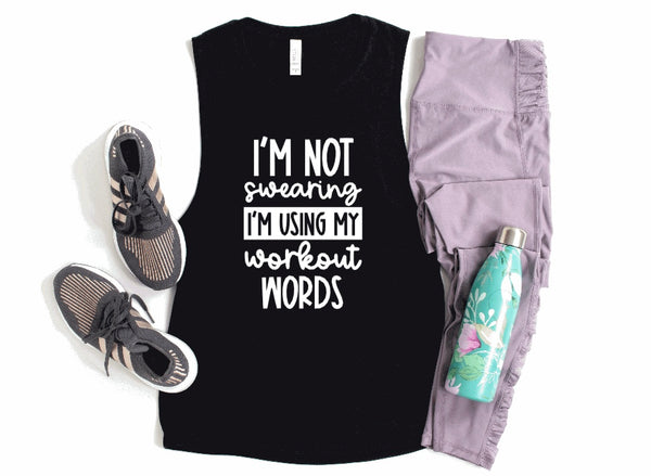 Workout Words Tank