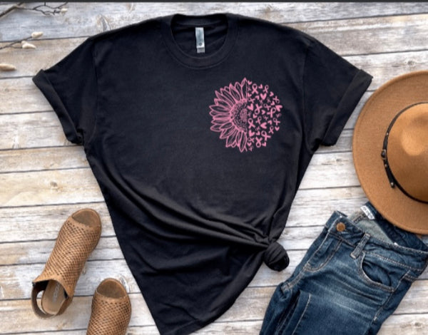 Breast Cancer Sunflower Shirt