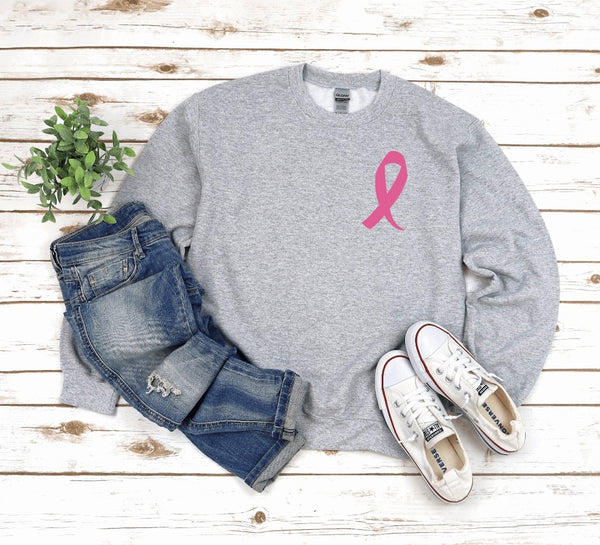 Breast Cancer Ribbon Sweatshirt